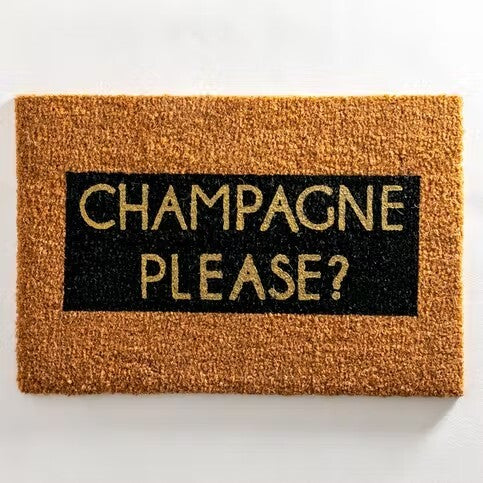 <tc>Champagner-Fußmatte - Champagner please?</tc>