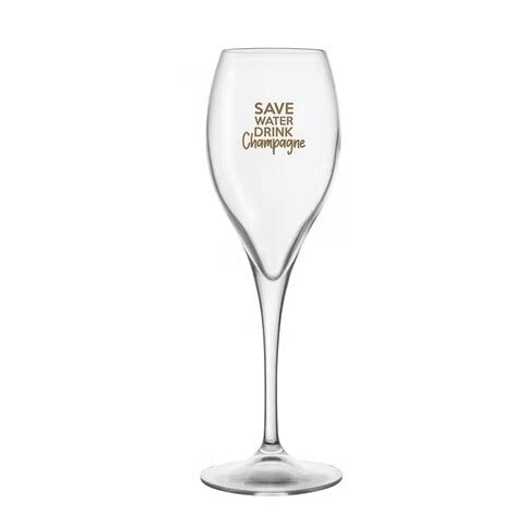 Save Water Drink Champagne Glasses