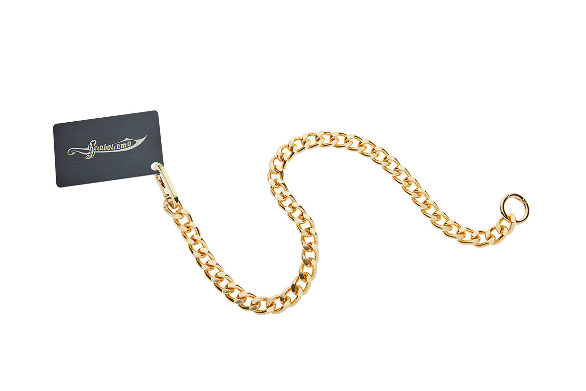 Sabrage Card Gold Chain - champagne season - black card